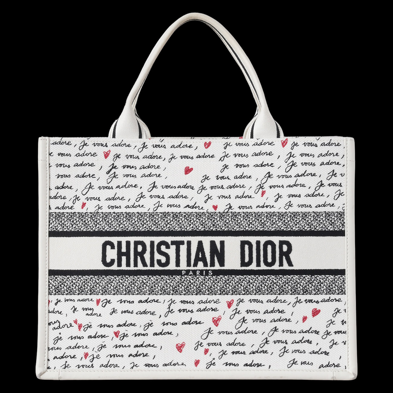 CHRISTIAN DIOR(USED)디올 아무르 북토트 미듐